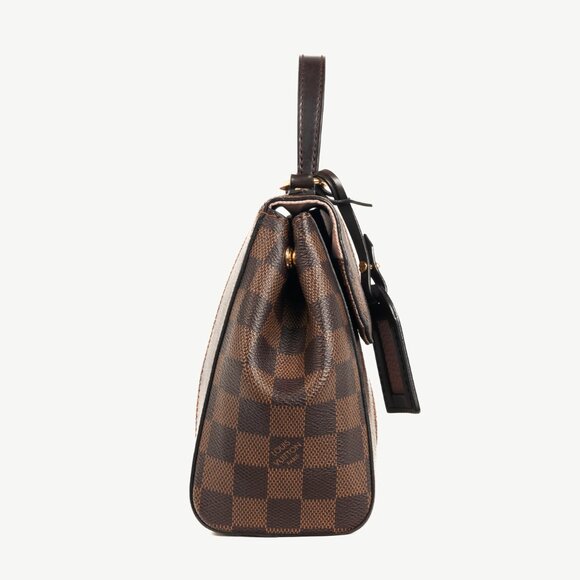 Louis Vuitton Bond Street BB Damier Ebene Canvas & Magnolia Leather Handbag - Picture 3 of 15